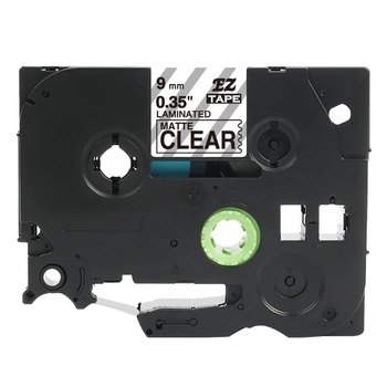 Taśma Specmark TZe-M21 9 mm x 8 m / przezroczysta matowa / czarny nadruk / do drukarek Brother P-touch