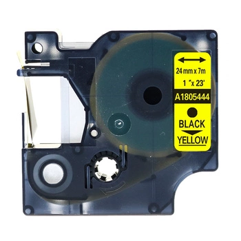 Rurka termokurczliwa Specmark Rhino 1805444 24mm x 1,5m ø6,0mm-11,0mm / żółta / czarny nadruk