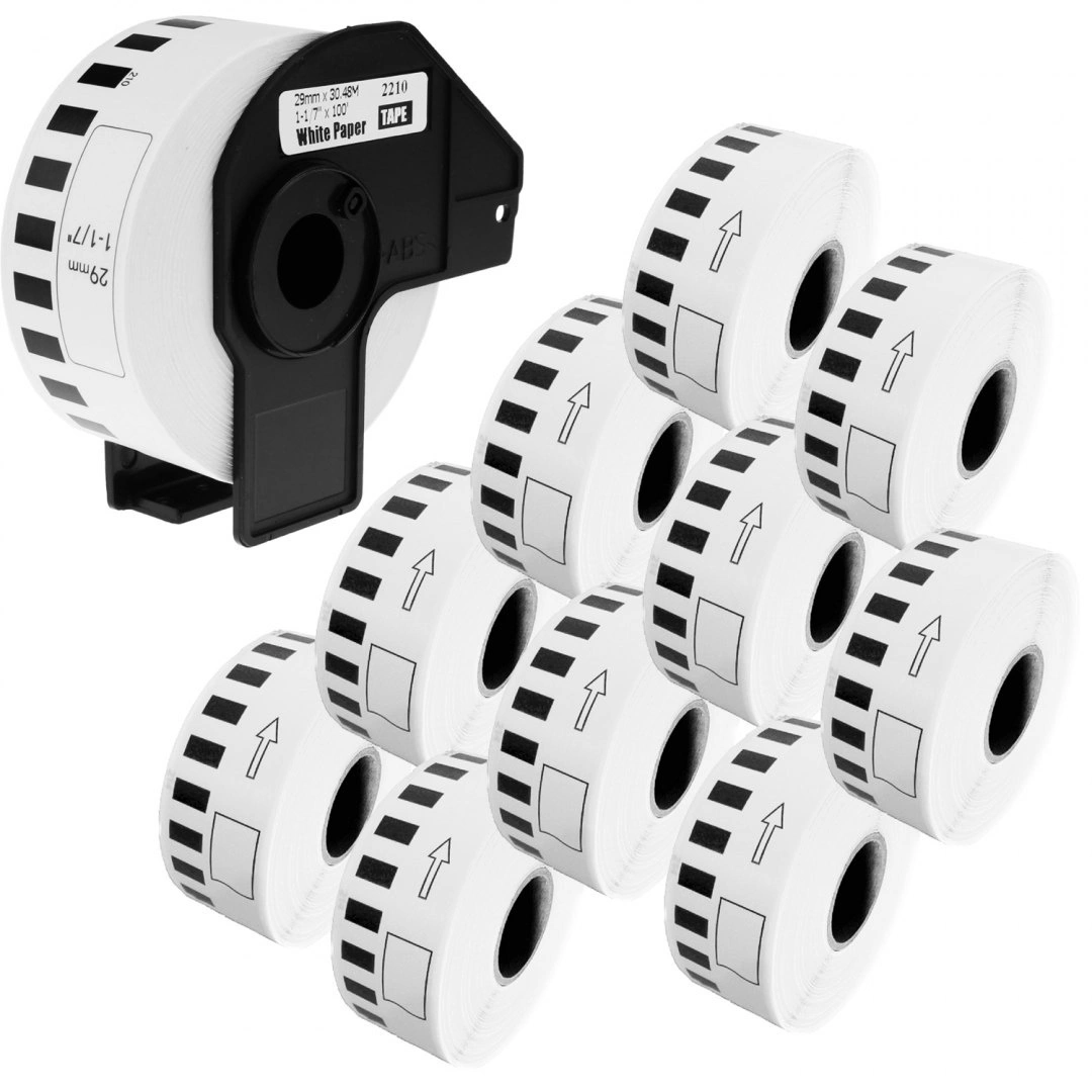 RINKLEE DK-22210 Etichette Continuo Compatibile per Brother P-Touch QL RINKLEE DK-22210 Etichette Continuo Compatibile per Brother P-Touch QL