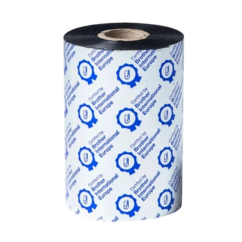 Kalka barwiąca Brother BWS-1D450-110 110 mm x 450 m / woskowa / termotransferowa / czarna