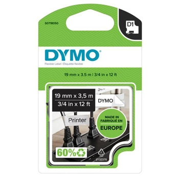 Taśma nylonowa DYMO Rhino 16958 19 mm x 3,5 m / do drukarek DYMO D1