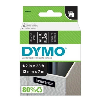 Taśma DYMO D1-45021 12 mm x 7 m / do drukarek DYMO D1