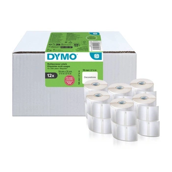 Etykiety DYMO LW-99015 2234185 54 x 70 mm 320 szt. / do drukarek etykiet DYMO LabelWriter / zestaw 12 szt.