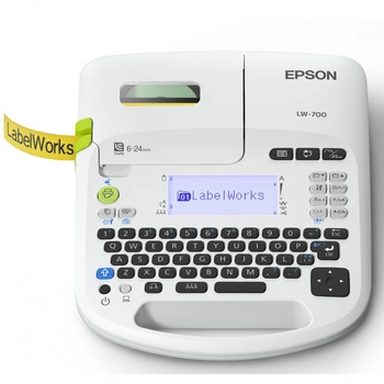 Drukarka etykiet EPSON LabelWorks LW700 180 DPI szer. do 24 mm, PC MAC USB