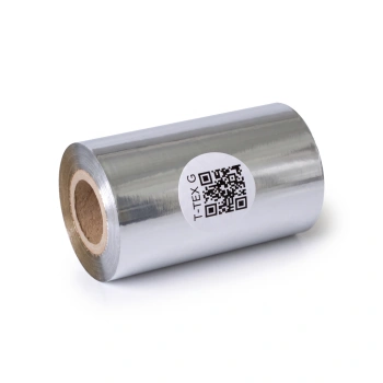 Kalka barwiąca Specmark 70 mm x 150 m / żywiczna do tekstyliów / termotransferowa / złota