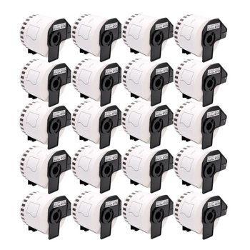 Taśma specmark DK-22205 62mm x 30,48mm / do drukarki etykiet QL / zestaw 20 szt.