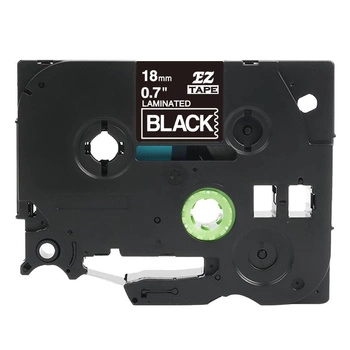 Taśma Specmark TZe-345 18 mm x 8 m / czarna / biały nadruk / do drukarek Brother P-touch