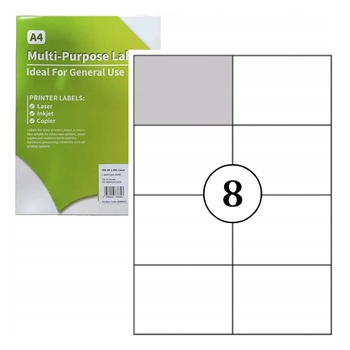 Etykiety specmark A4 99 x 68 mm 1 opak. 800 etykiet
