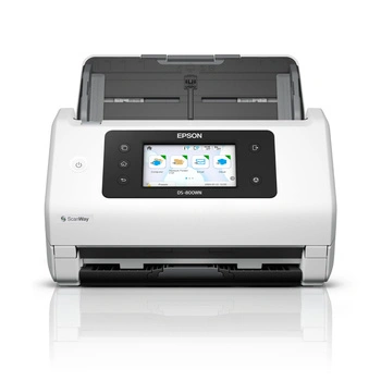 Skaner dokumentów Epson DS-800WN / 50 str./min / ADF 100 ark. / duplex / panel dotykowy / Wi-Fi / Ethernet / USB