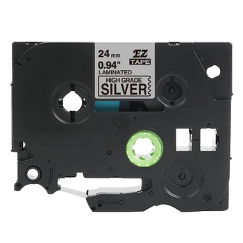 Taśma Specmark TZe-951 24 mm x 8 m / srebrna / czarny nadruk / do drukarek Brother P-touch