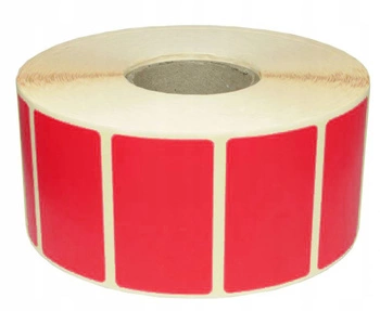 Etykiety termiczne Specmark 50 x 20 mm 3000 szt. / papierowe / czerwone / gilza fi40