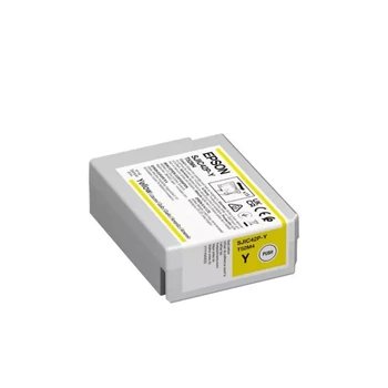 Tusz Epson SJIC42P-Y yellow / do drukarek Epson ColorWorks C4000e