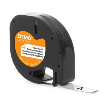 Taśma DYMO LetraTag S0718850 12 mm x 2 m / do naprasowania / do drukarek DYMO LT