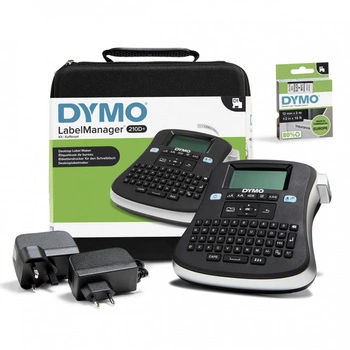 Drukarka etykiet DYMO LabelManager 210D+ 180 dpi / do 12 mm / z walizką w zestawie