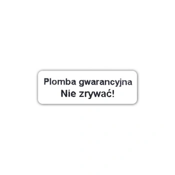 Etykieta plomba void Specmark 30 x 15 mm 250 szt. / gilza fi40