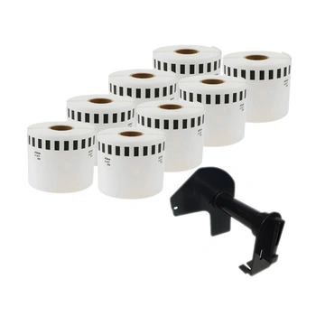 Taśma Specmark DK-22205 62 mm x 30,48 m / bez uchwytu / do drukarek Brother QL / zestaw 8 szt.