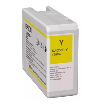 Tusz Epson SJIC55P-Y yellow do drukarki ColorWorks D6000 i D6500