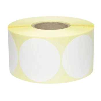 Etykiety termiczne Specmark fi 30 mm 2000 szt. / papierowe / okrągłe / gilza fi40