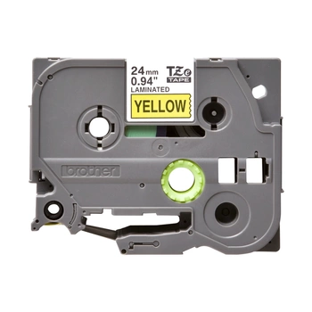 Taśma Brother TZe-651 24mm x 8m / żółta / czarny nadruk / do drukarki etykiet Brother P-touch