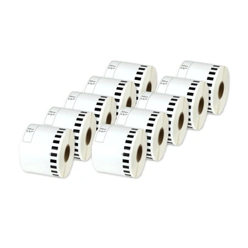 Taśma Specmark DK-22205 62 mm x 30,48 m / bez uchwytu / do drukarek Brother QL / zestaw 10 szt.