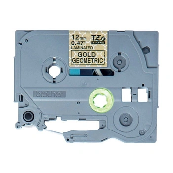 Taśma Brother TZe-MPGG31 12 mm x 4 m / złota / czarny nadruk / do drukarek Brother P-touch