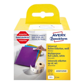 Etykiety Avery Zweckform 32 x 57 mm ASS0722540