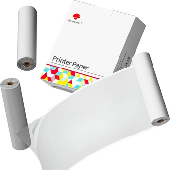 Papier termiczny Phomemo w rolce 107mm x 3,5m / przeźroczysty / do drukarek serii M / 3 szt.