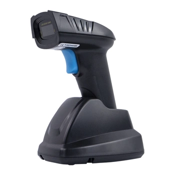 Czytnik kodów HDWR HD6100 / bezprzewodowy / kody 1D / radiowa 433 MHz / skan manualny / USB / stacja ładująca-komunikacyjna