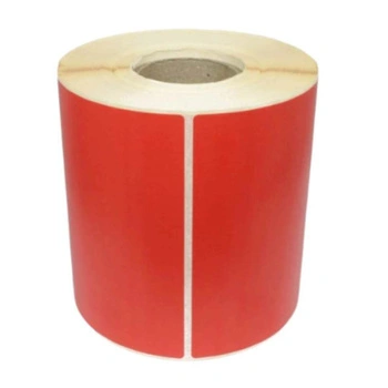 Etykiety termiczne Specmark 70 x 120 mm 500 szt. / papierowe / czerwone / gilza fi40