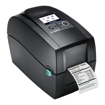 Drukarka etykiet Godex RT230i termotransferowa 300 dpi / do 57 mm / PC / Mac / USB / USB HOST / Ethernet / RS232