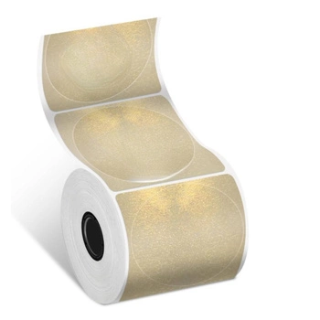 Etykiety Phomemo WY5050-140GD 50 x 50 mm 140 szt / złote / okrągłe / do drukarek serii M