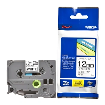 Taśma Brother TZe-231 12 mm x 8 m / do drukarek Brother P-touch