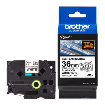 Taśma Brother TZE-SL261 36 mm x 8 m / samolaminująca / do drukarek Brother P-touch