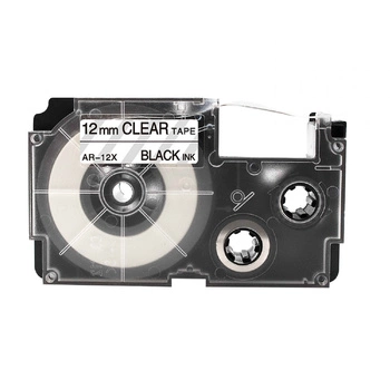 Taśma Specmark PT-12X/XR-12X 12 mm x 8 m / przezroczysta / czarny nadruk / do drukarek Casio