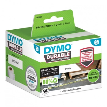 Etykiety DYMO Durable LW-1933087 59 x 190 mm 170 szt. / do drukarek etykiet DYMO LabelWriter