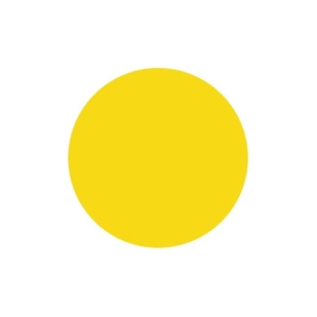 Etykiety termiczne Specmark fi 50 mm 1000 szt. / papierowe / okrągłe / zółte / gilza fi40