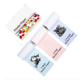 Taśma Phomemo Q12-RMS-PBLP 50 mm x 3,5 m / MIX kolorów / 3 szt. do drukarki Phomemo T02