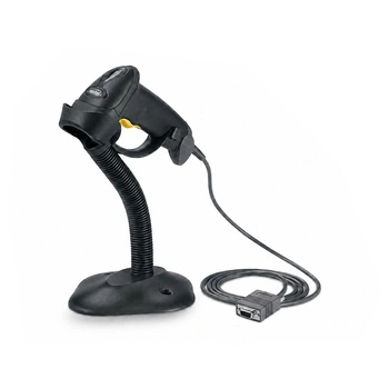 Czytnik kodów kreskowych Zebra LS2208 / 1D / laser / USB / czarny / z podstawką