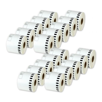 Taśma Specmark DK-22205 62 mm x 30,48 m / bez uchwytu / do drukarek Brother QL / zestaw 20 szt.