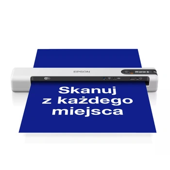 Skaner dokumentów Epson DS-80W / mobilny / 4 s na stronę / Wi-Fi / USB / akumulator