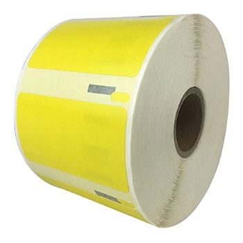 Etykiety Specmark LW-11354 57 x 32 mm 1000 szt. / żółte / czarny nadruk / do drukarek etykiet DYMO LabelWriter