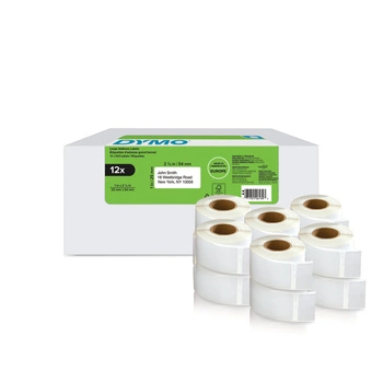 Etykiety DYMO LW 11352 25mm x 54mm 500 szt. / do drukarki etykiet DYMO LabelWriter / opakowanie 12 szt.