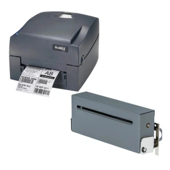 Drukarka etykiet Godex G500+ termotransferowa 203 dpi / do 108 mm / PC / Mac / USB / USB HOST / Ethernet / RS232 / z nożem rotacyjnym w zestawie