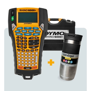 Drukarka etykiet DYMO RHINO 6000+ z walizką + kubek Contigo Byron gratis