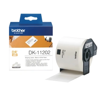 Etykiety Brother DK-11202 62 x 100 mm 300 szt. / papierowe / do drukarek Brother QL